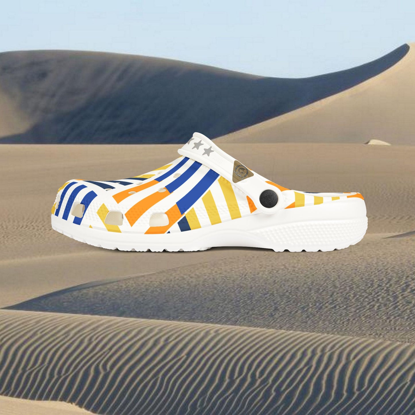 EVA Foam Clogs (AOP)_ N+ Series EVAFC(AOP) PT2WW004_ Limited Edition Cloud Comfort with Charms by WesternWaves: