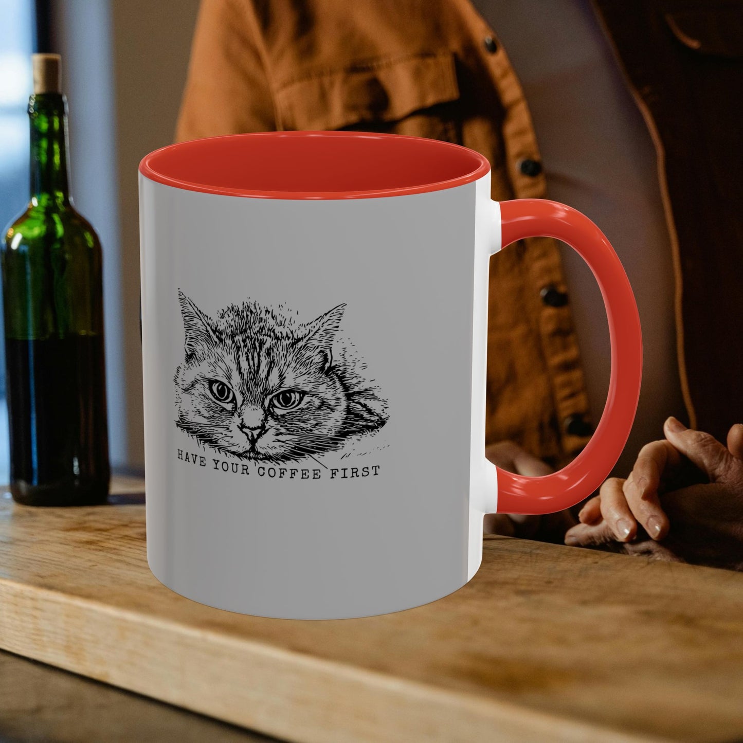 Accent Coffee Mug 11, 15oz_ N3+ Series ACM11OZ PT2WW015B_ Limited Edition Perfect Blend of Style by WesternWaves: