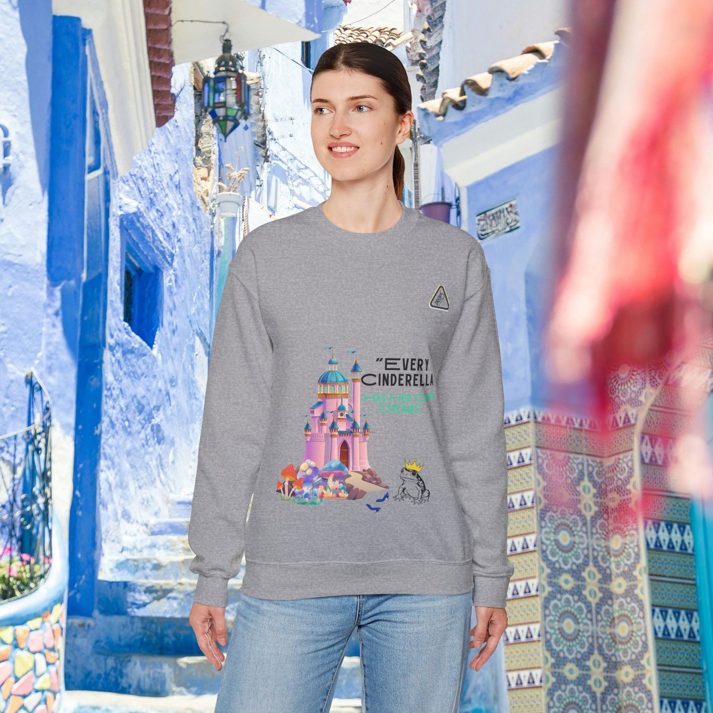 Unisex Heavy Blend™ Crewneck Sweatshirt_ N2 Series UHBCSS PT2WW007_ Limited Edition Pure Luxury By WesternWaves: