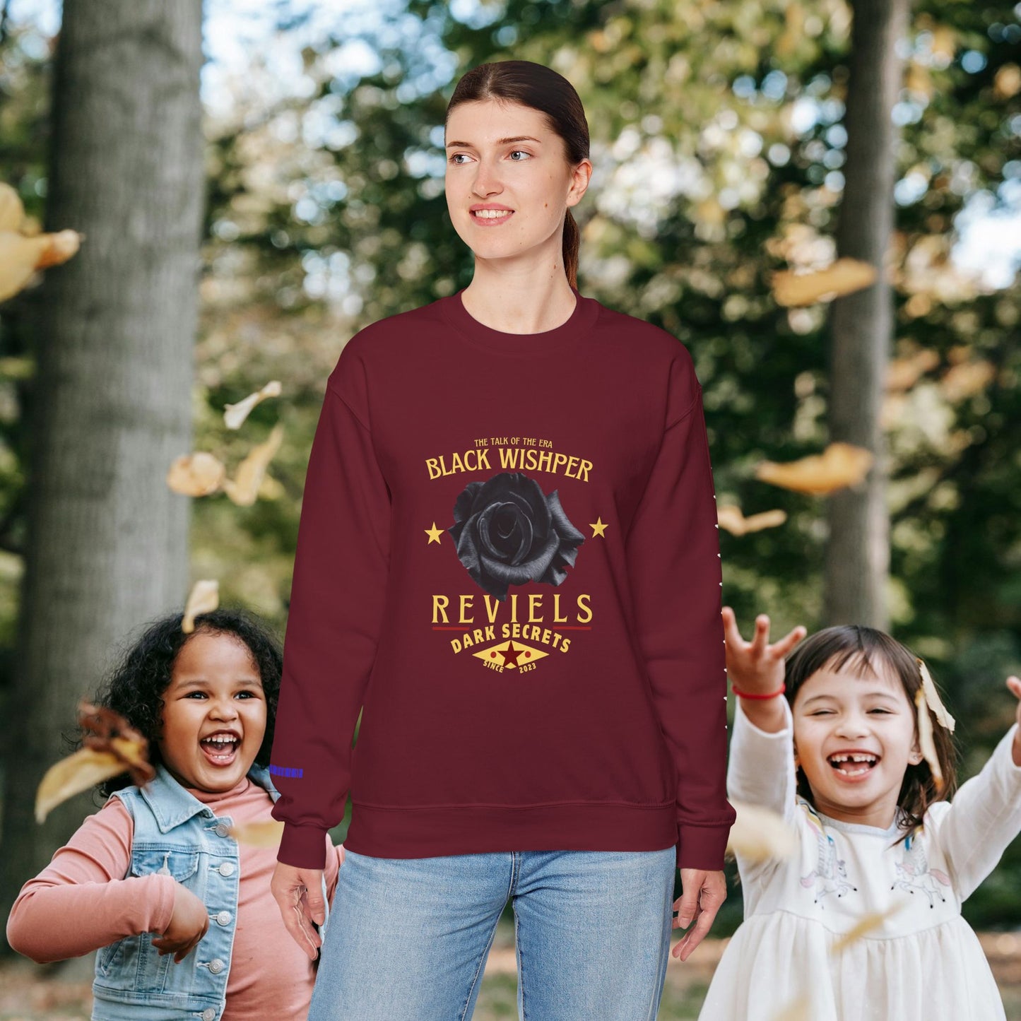 Unisex Heavy Blend™ Crewneck Sweatshirt_ N3+ Series UHBCSS PT2WV011_ Limited Edition Pure Luxury by WesternWaves:
