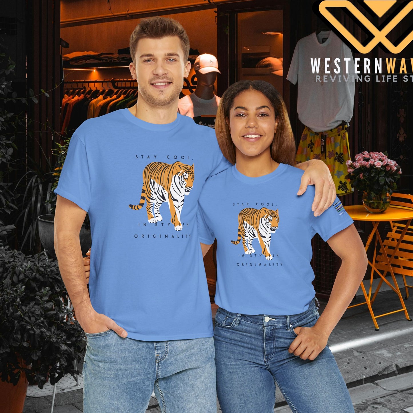 Unisex Heavy Cotton Tee_ Crafted from premium 100% cotton_ N+ Series UHCT PT2WV011_ Limited Edition by WesternWaves: