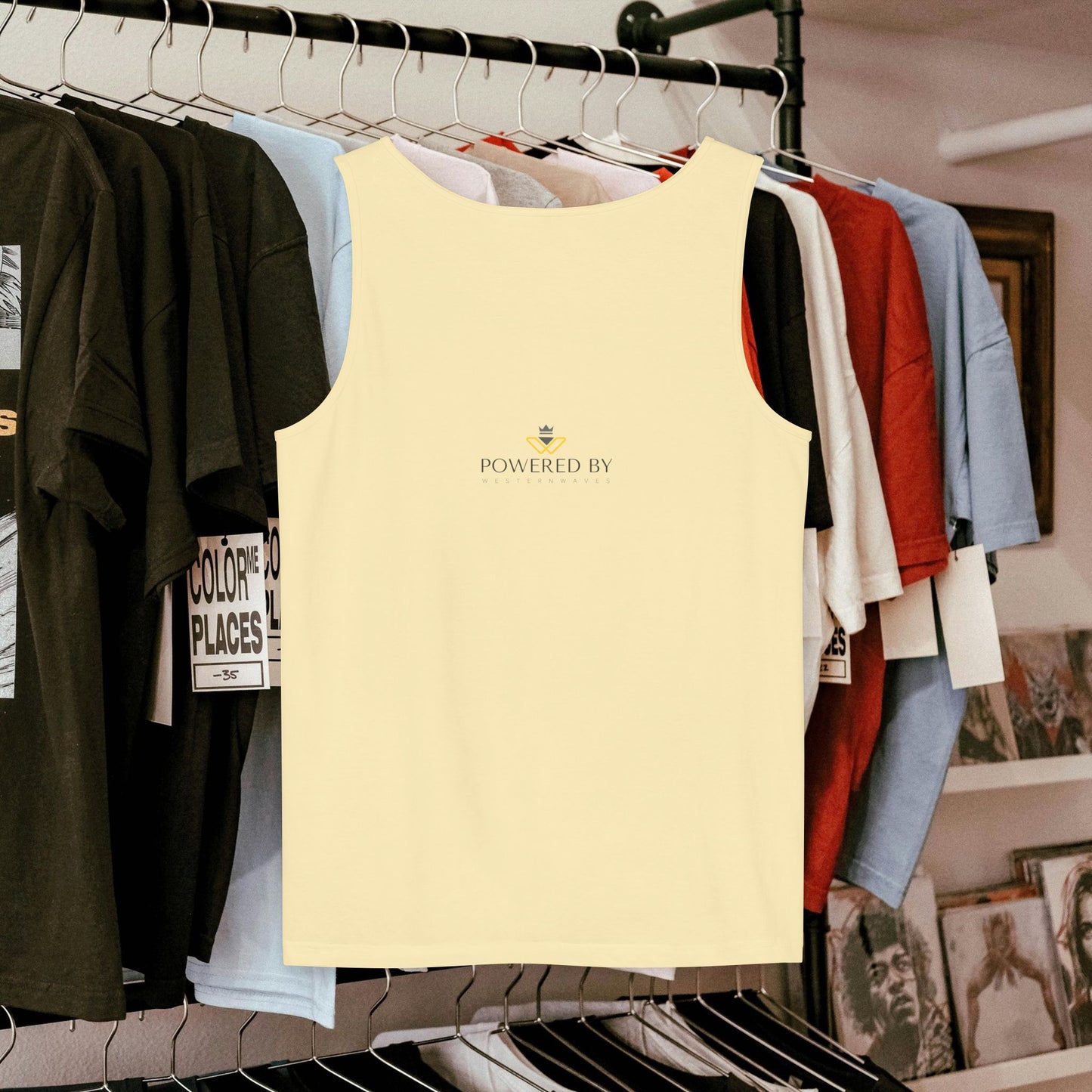 Unisex Garment-Dyed Tank Top_ 27 June 2025_ Limited Edition Summer Sports Apparel by WesternWaves: