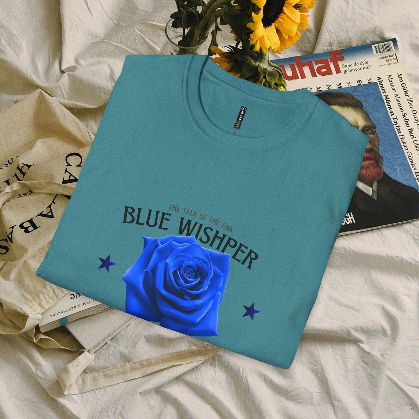 Unisex Softstyle T-Shirt_ N3+ Series USSTS FT2WW005_ Limited Edition Redefines & Relaxation by WesternWaves: