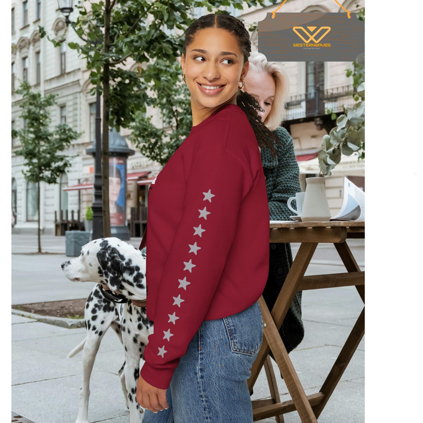 Unisex Heavy Blend™ Crewneck Sweatshirt_ N+ Series UHBCSS PT2WW028_ Limited Edition by WesternWaves: