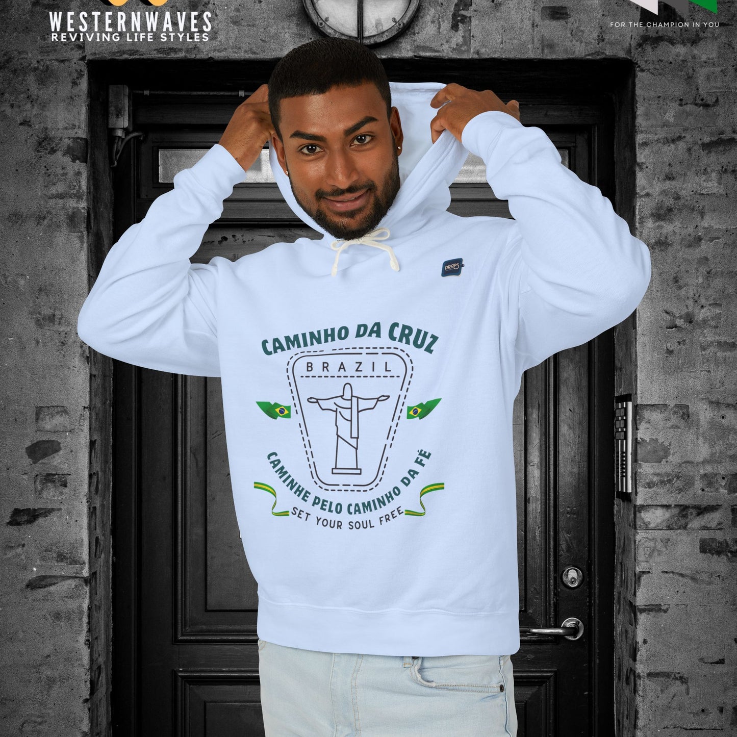 Unisex Lightweight Hooded Sweatshirt – N2+ Series USLWHSS PT2WW024_ Limited Edition Crafted Comfort by WesternWaves: