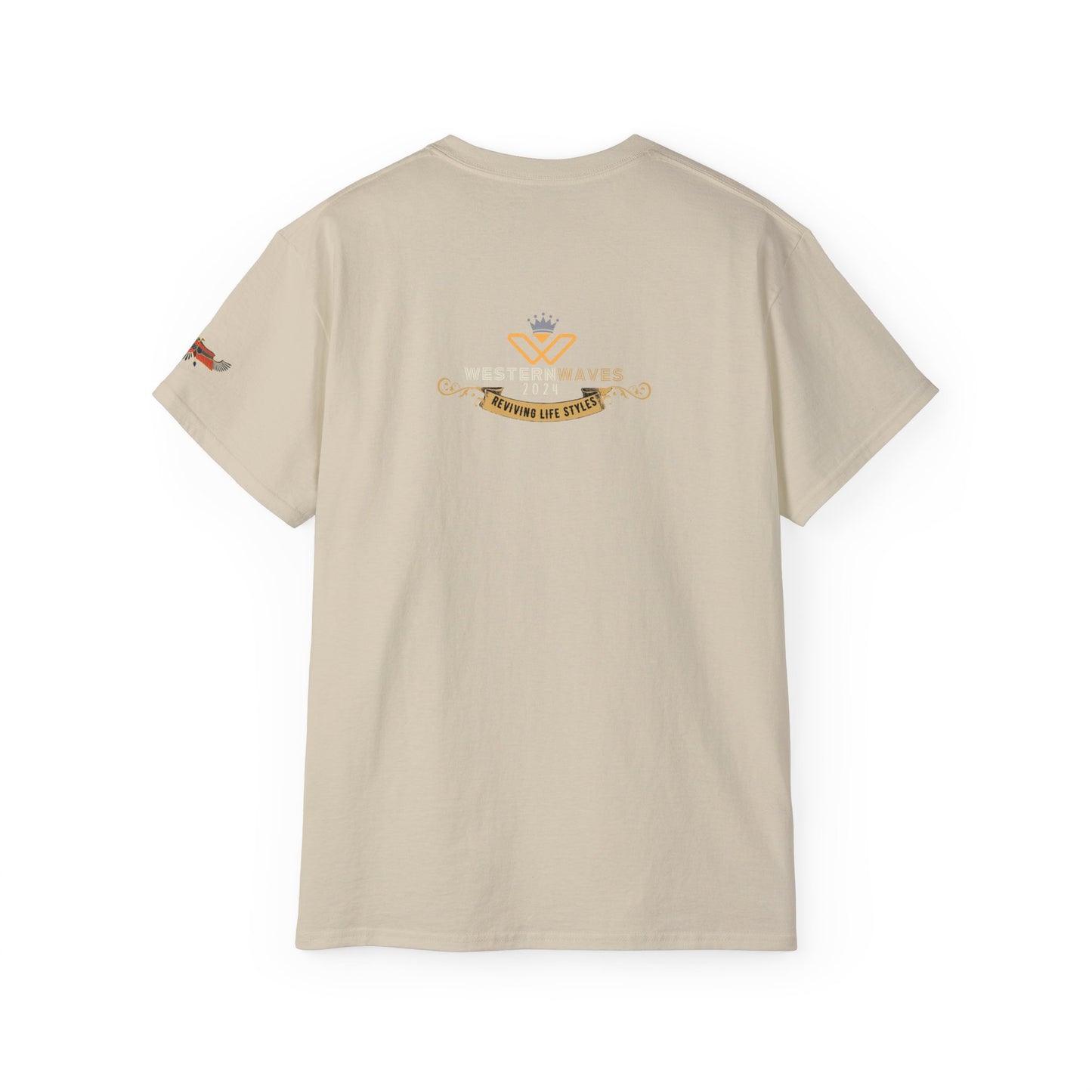 Unisex Ultra Cotton Tee_ Classic Comfort Unleashed_ N+ Series USUCTEE PT2WW001_ WesternWaves Limited Edition: