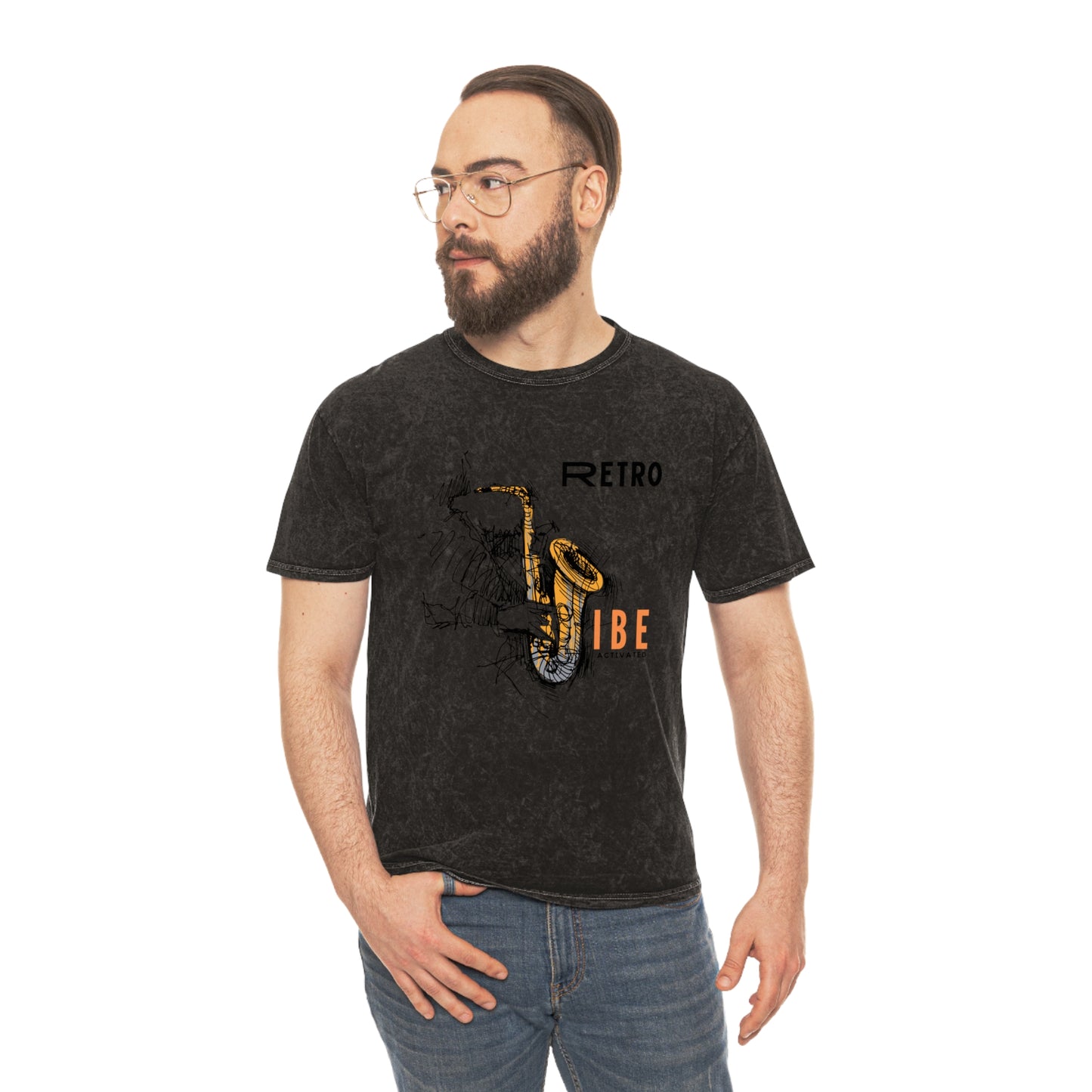 Unisex Mineral Wash T-Shirt_ N+ Series UMWTS PT2WW003_ Limited Edition Retro Revival Experience by WesternWaves: