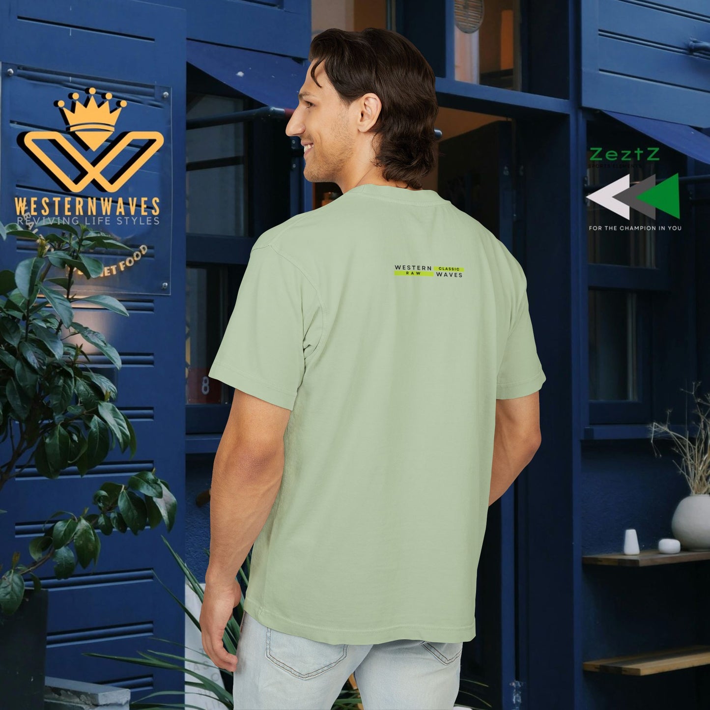 Unisex Urban Heavy Tee_ N5+ Series USUBANHTEE PT2WW001_ Limited Edition by WesternWaves:
