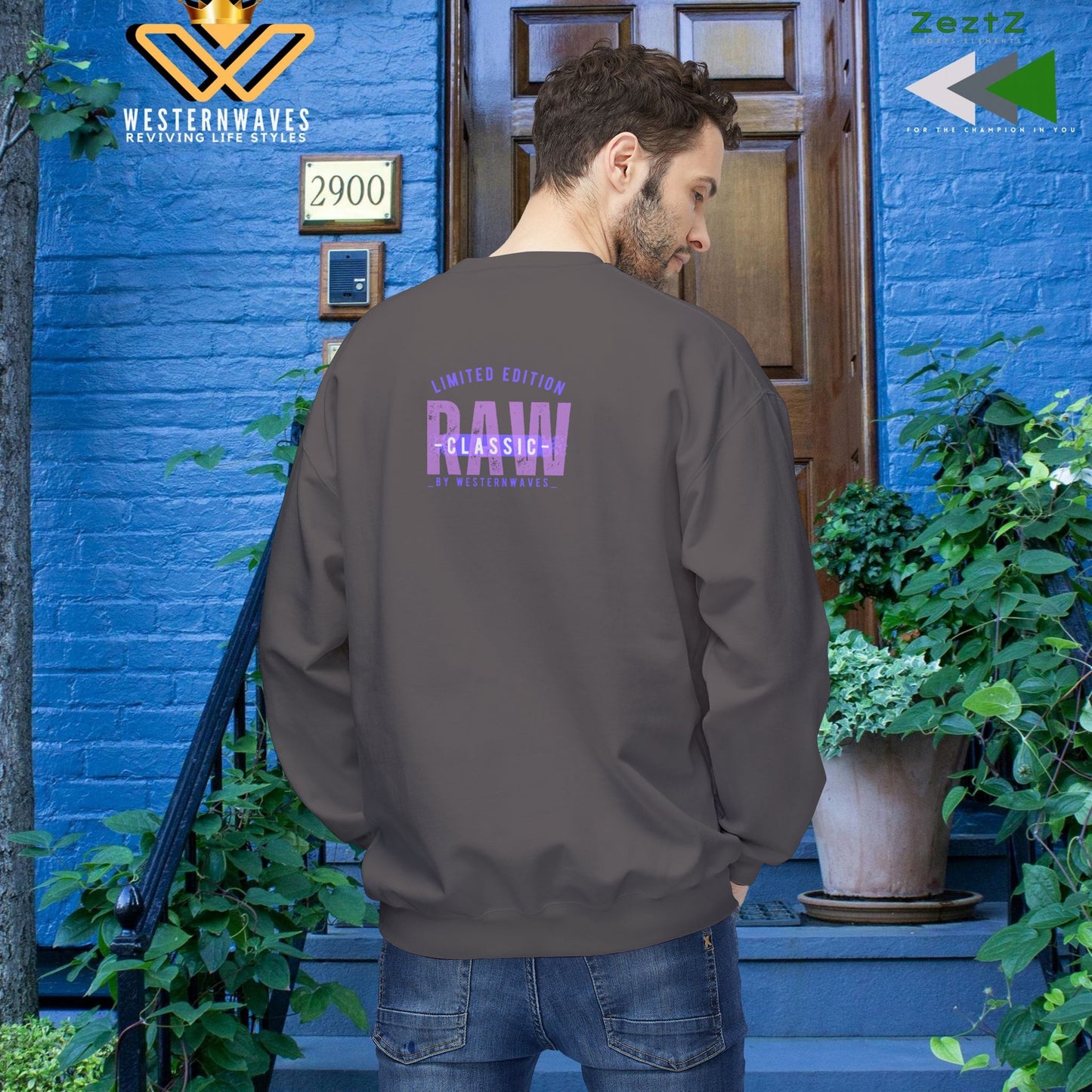 Softstyle Fleece Sweatshirt - N3+ Series SSFSS PT2WW001_ Limited Edition Cozy, Eco-Friendly, Unisex product by WesternWaves: