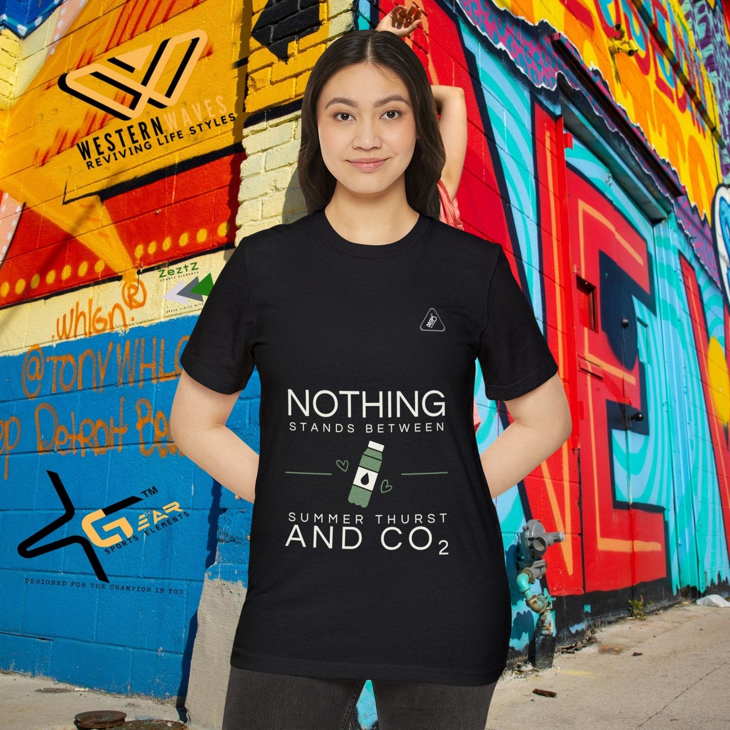 Eco-Friendly Unisex T-Shirt_ N7* Series ECOFUSTS PT2WW001_ Limited Edition Eco-Friendly T-Shirt by WesternWaves: