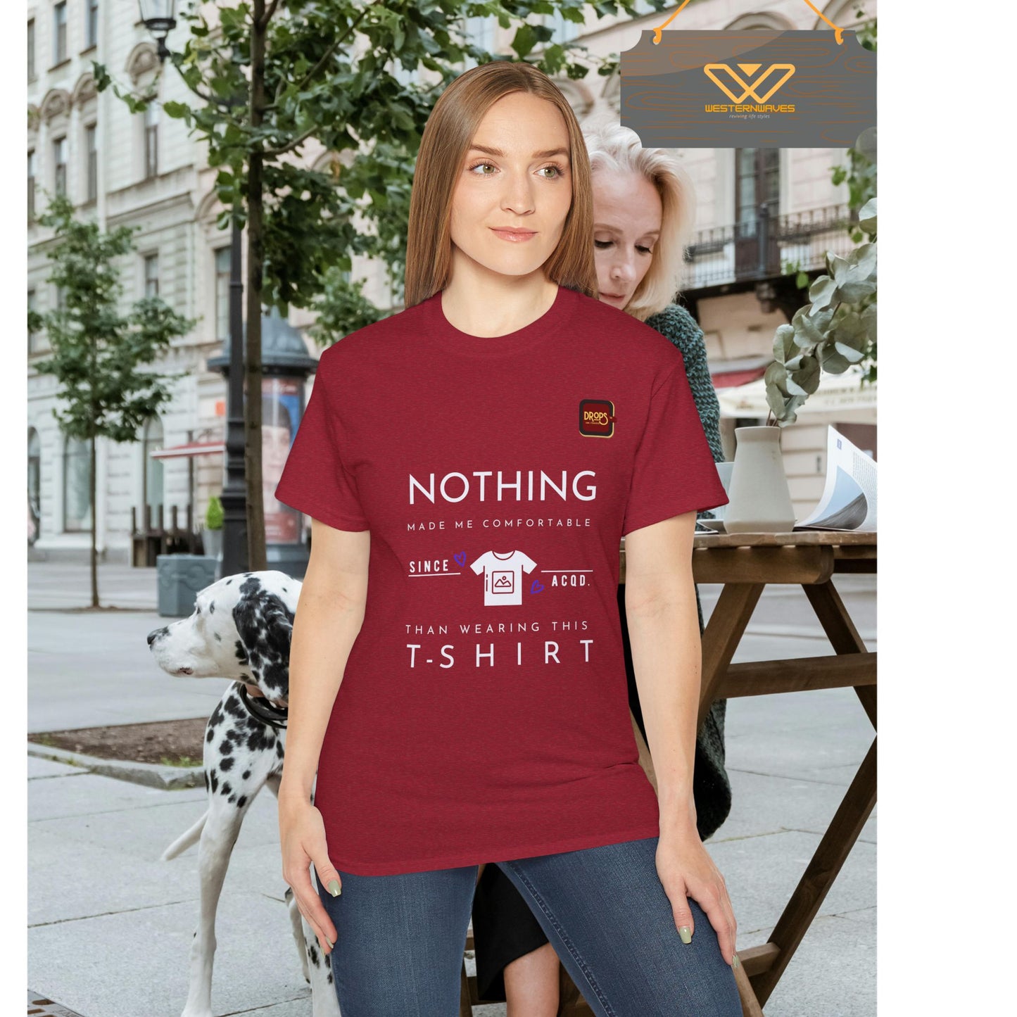 Comfort Graphic Tee_ N7+ Series CGTEE PT2WW001_ Limited Edition by WesternWaves: