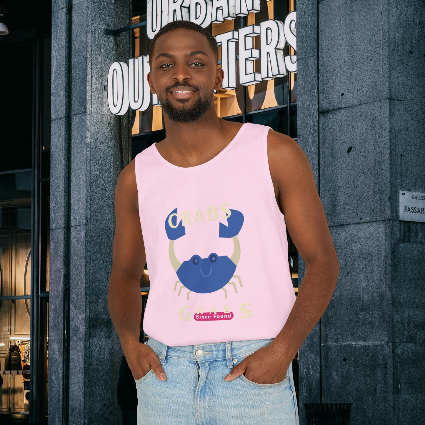 Unisex Garment-Dyed Tank Top_ N2+ Series USGDTT PT2WW013_ Limited Edition Comfort & Style by WesternWaves: