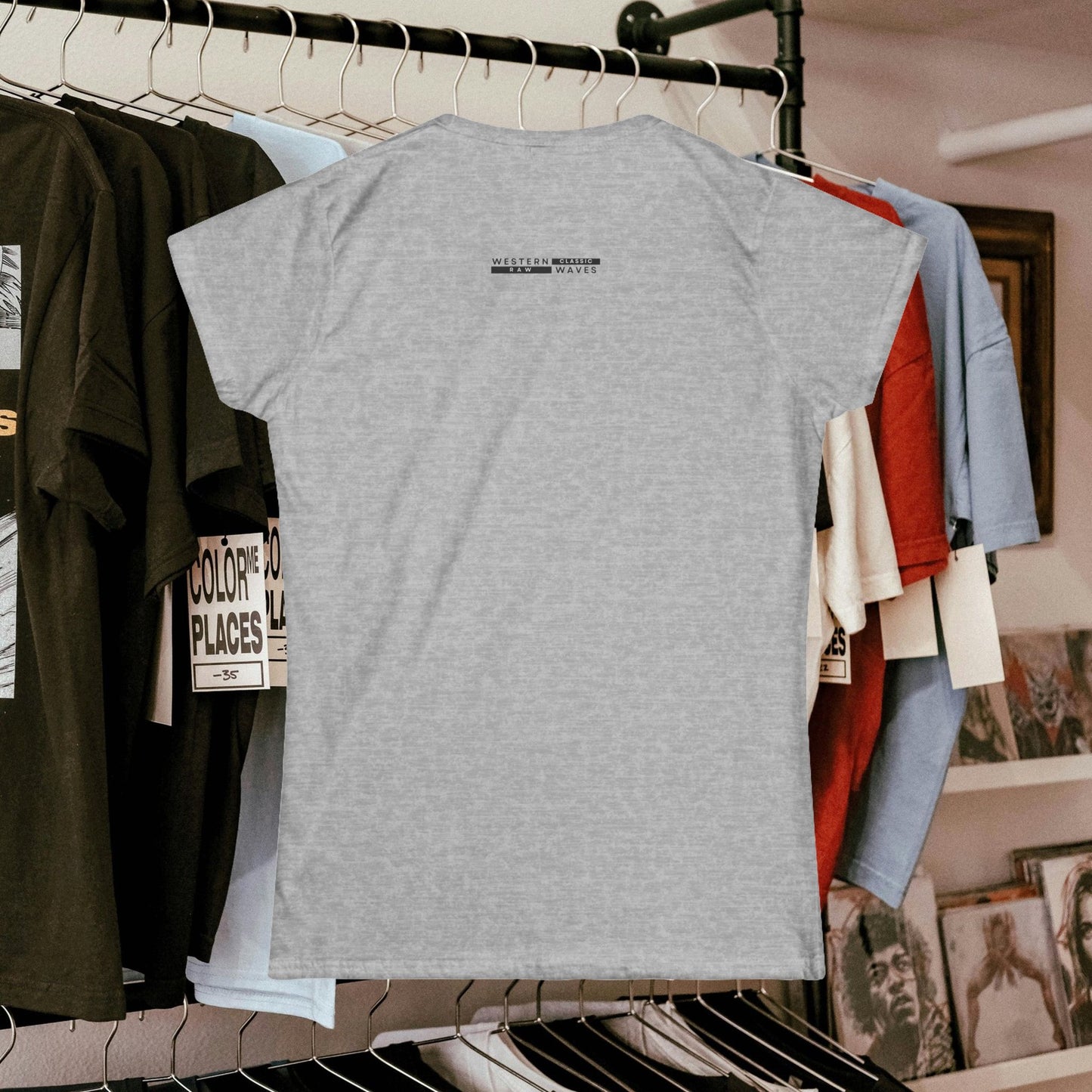 Women's Softstyle Tee_ for Effortless Chic_ N2 Series SPW WSST PT2WW003_ Limited Edition Feminine & Sophisticated Style by WesternWaves: