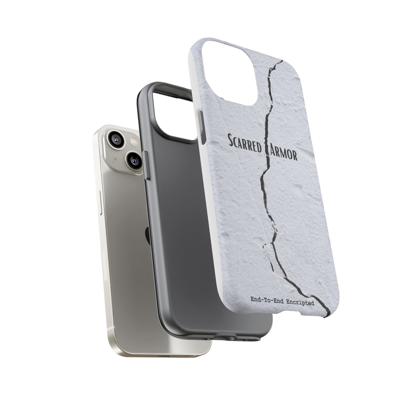 Tough iPhone Cases Phone Case_ Series N8+ TCPCASE PT2WW001_ Limited Edition Scarred Armor Design iPhone Cases by WesternWaves: