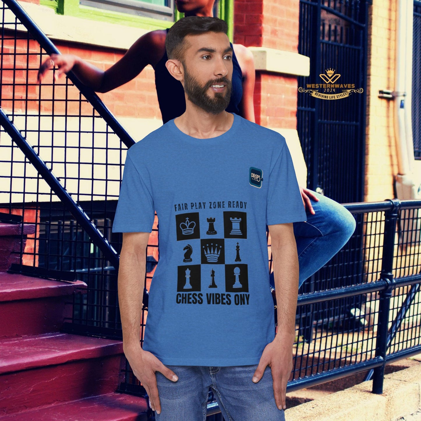 Unisex District® Re-Tee®_ N Series USDRR_ PT2WW001_ Sustainable Style by WesternWaves: