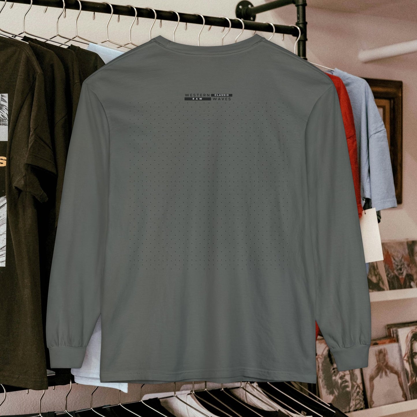 Unisex Long Sleeve T-Shirt_ N7+ Series USLSTSHIRT PT2WW001_ Limited Edition Trendy Vibes by WesternWaves: