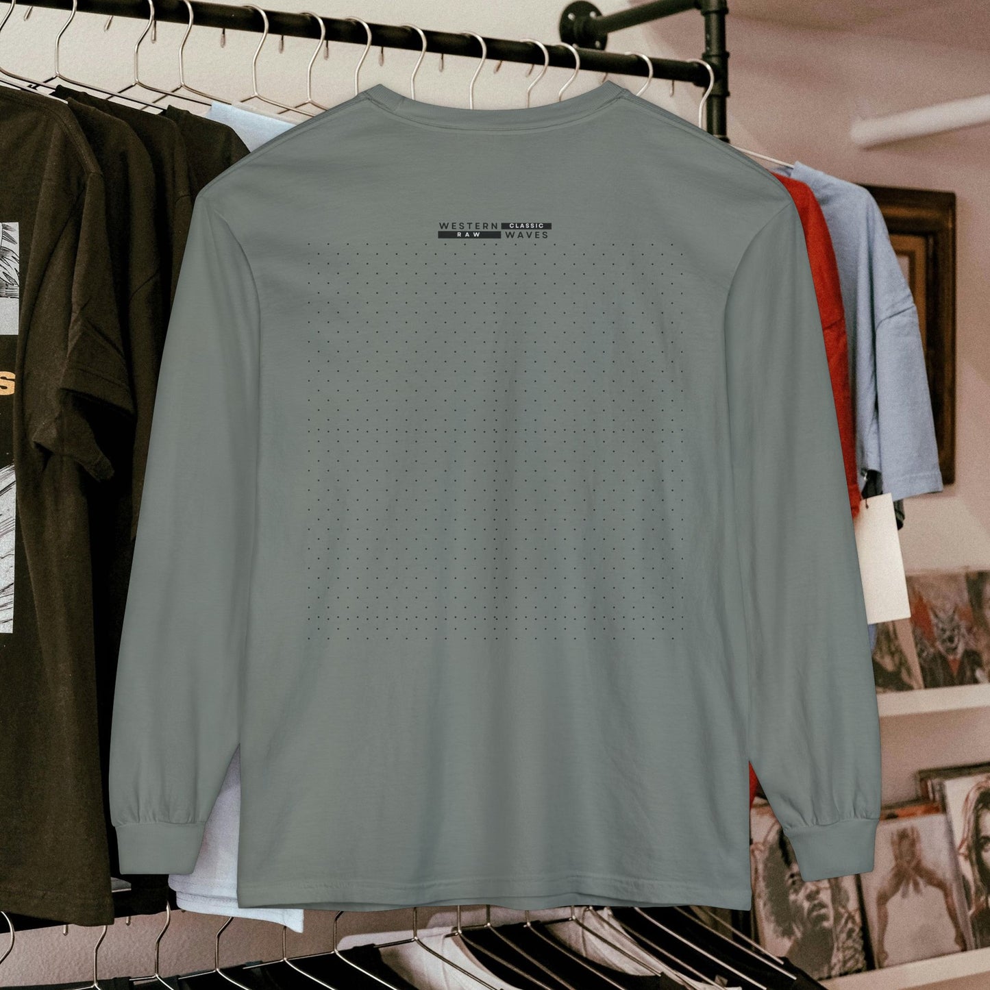 Unisex Long Sleeve T-Shirt_ N7+ Series USLSTSHIRT PT2WW001_ Limited Edition Trendy Vibes by WesternWaves: