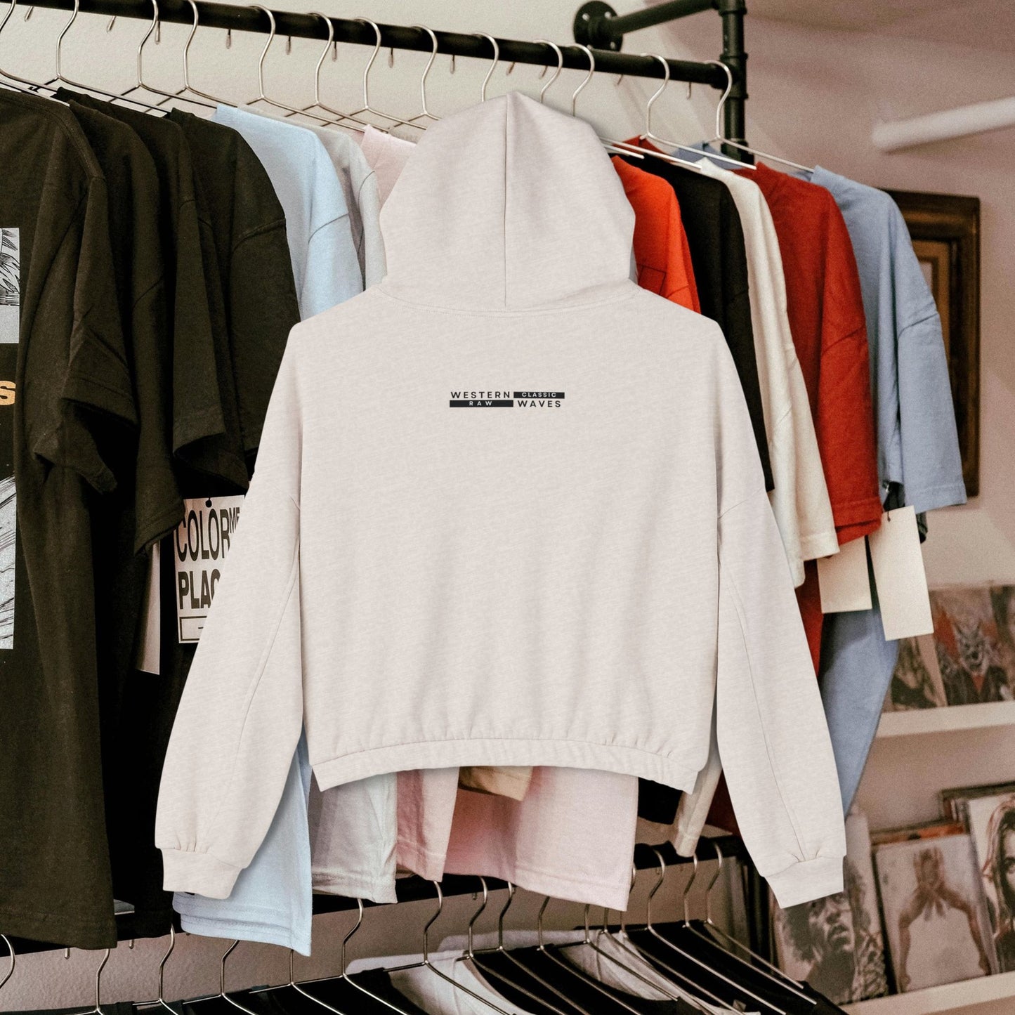 Cinched Bottom Hoodie_ N7 Series CBHOODIE PT2WW001_ Limited Edition Stylish & Inspirational Hoodie by WesternWaves: