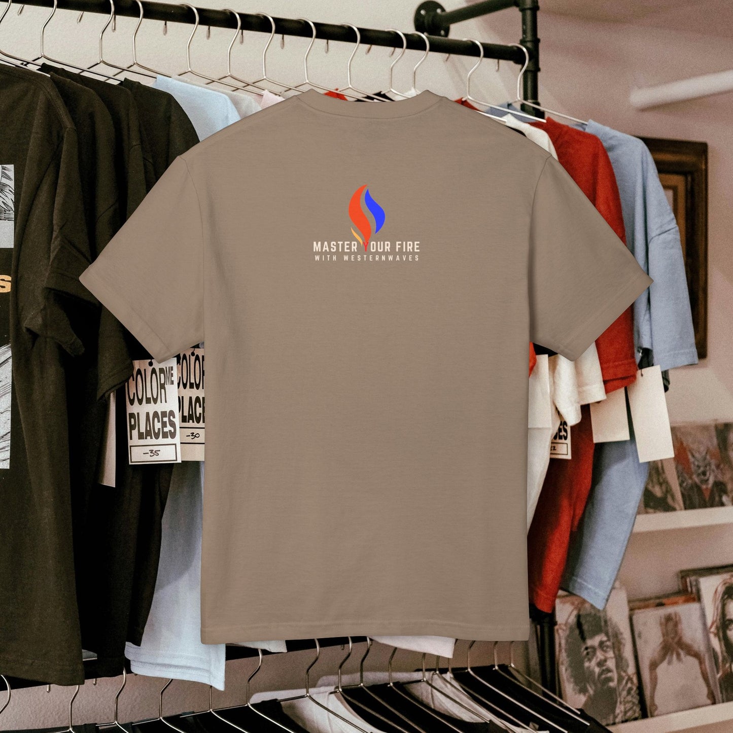 Unisex Garment-Dyed Heavyweight Cotton Tee_ N2+ Series USGDHWCTEE PT2WW006_ Limited Edition Statement of Style by WesternWaves: