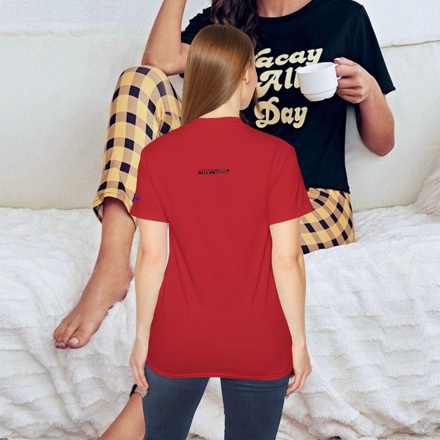 Unisex Ultra Cotton Tee_ Classic Comfort Unleashed_ N2 Series USUCTEE PT2WW002_ Limited Edition Maximum Comfort & Style by WesternWaves: