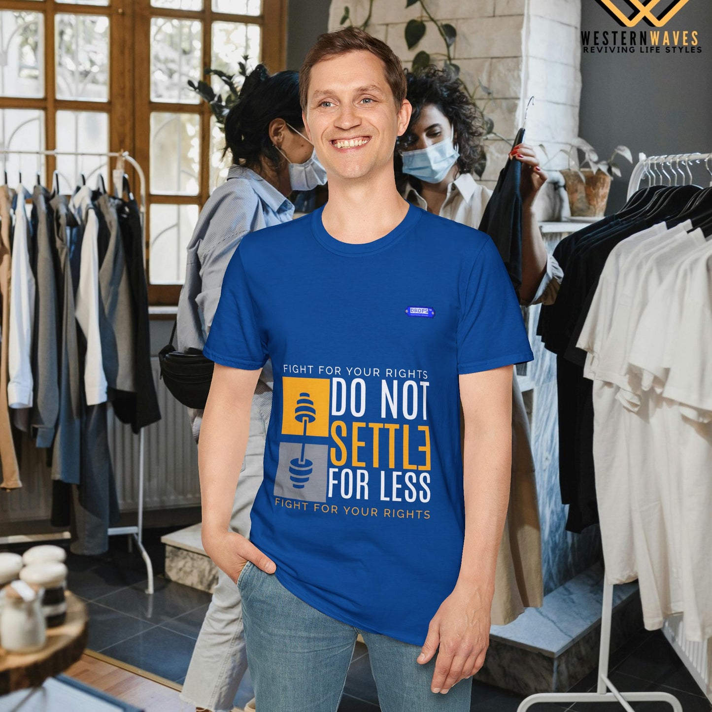 Unisex Softstyle T-Shirt_ N2 Series SPW USSTS FT2WW009_ Redefine Relaxation Limited Edition by WesternWaves: