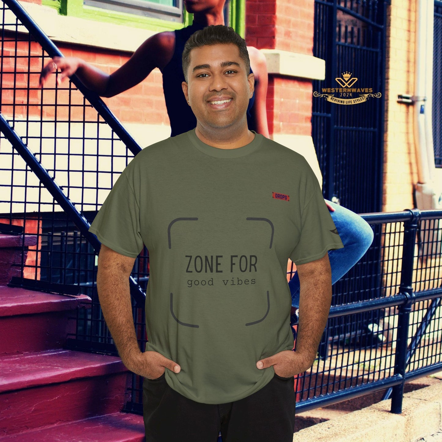 Unisex Heavy Cotton Tee_ 20 July 2025_ Limited Edition Unique Summer Wear_ by WesternWaves: