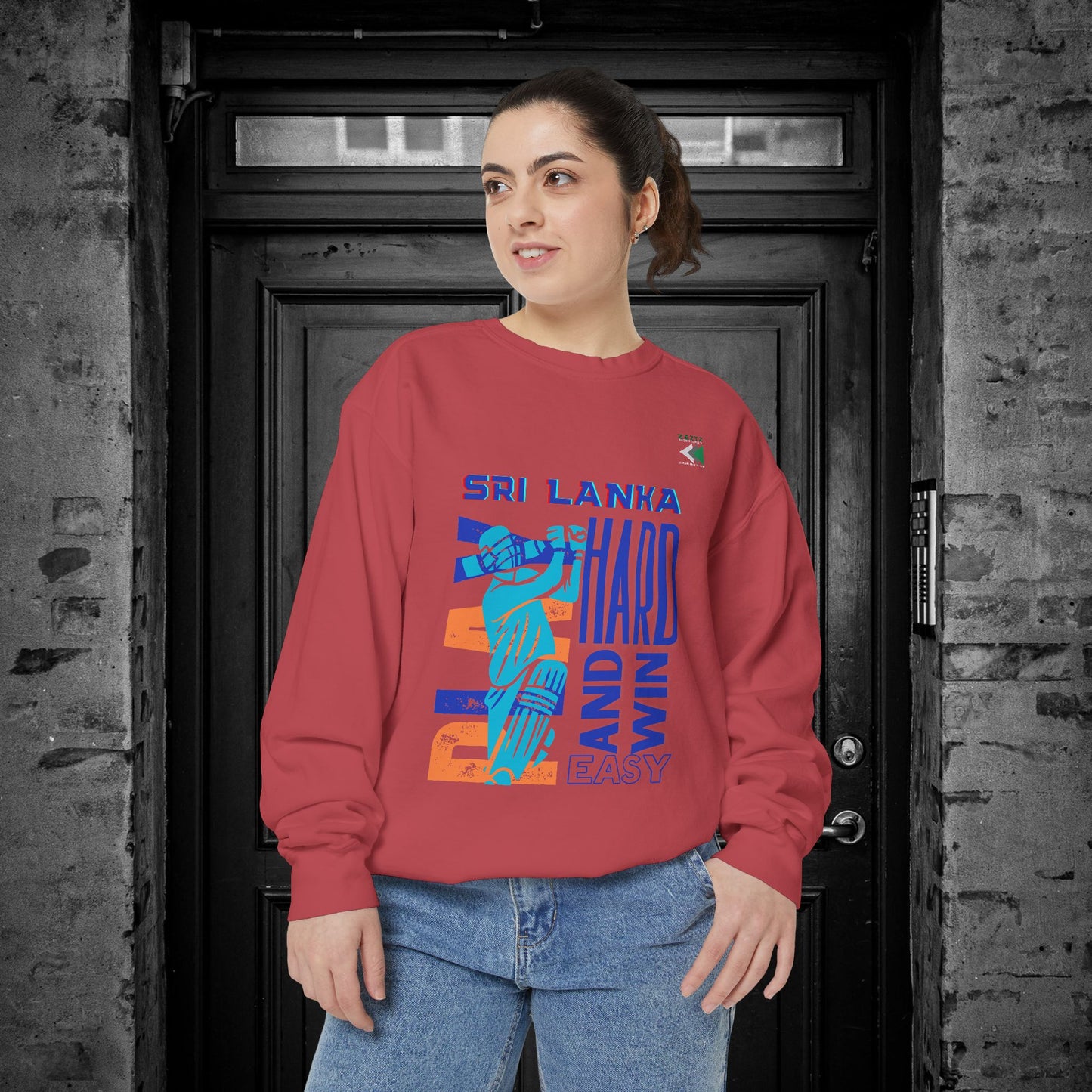 Unisex Garment-Dyed Sweatshirt_ N2 Series USGDSS PT2WW001_ Limited Edition Masterpiece of ‘ZeztZ’ Sports Brand Luxury & Casual Comfort by WesternWaves: