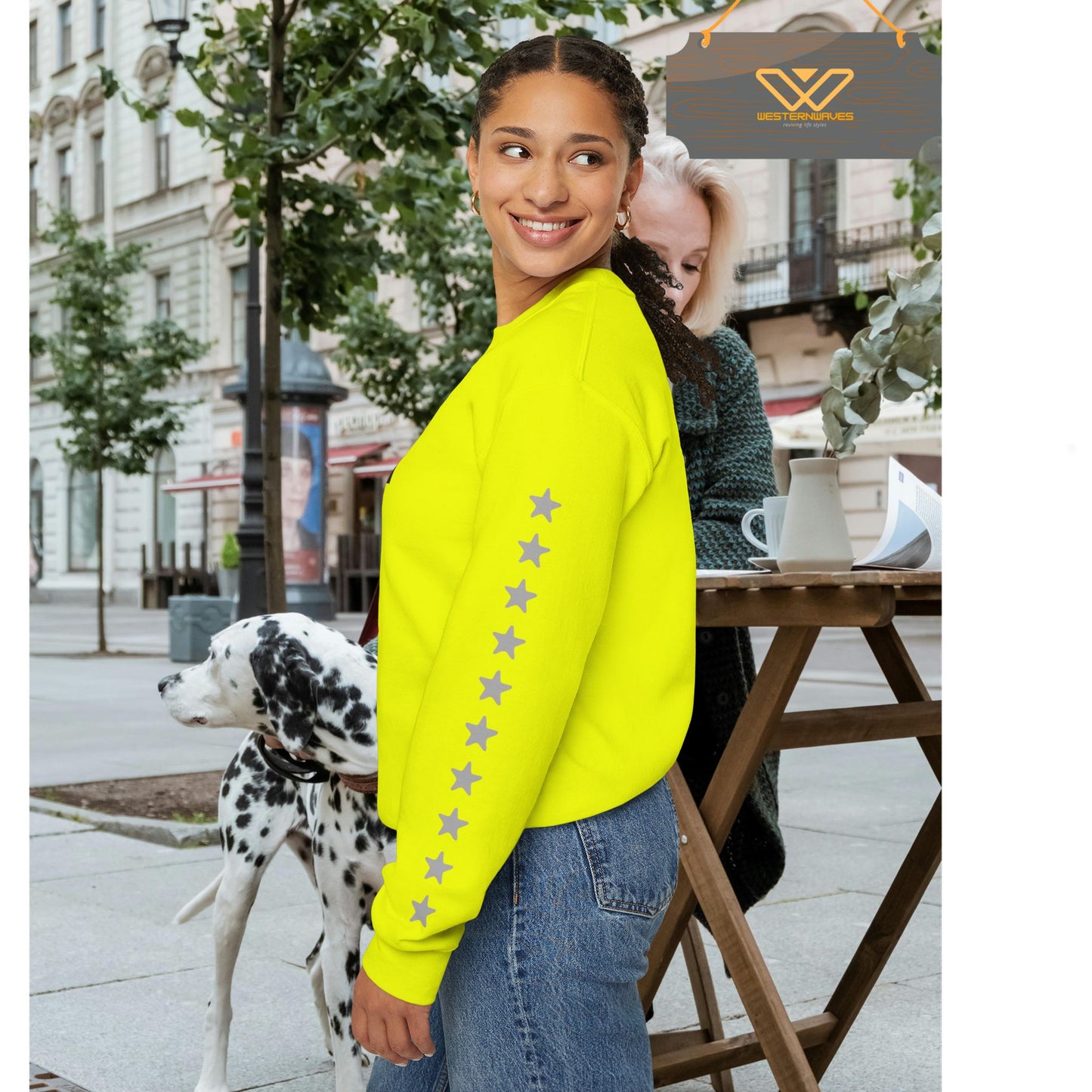Unisex Heavy Blend™ Crewneck Sweatshirt_ N2+ Series UHBCSS PT2WW003_ Limited Edition Pure Luxury by WesternWaves: