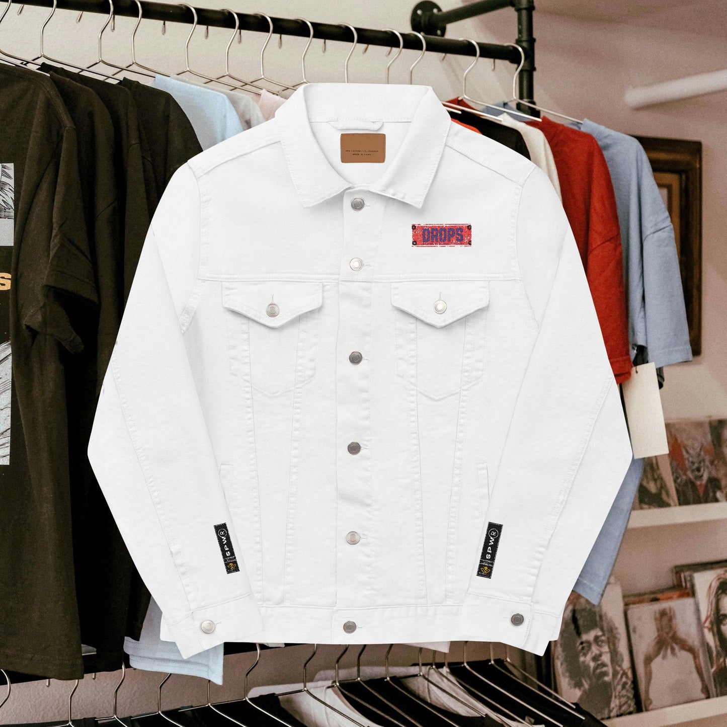 Unisex Denim Jacket_ N8* Series USDNIMJKT PT2WW001_ Limited Edition Trendy Denim Outerwear by WesternWaves: