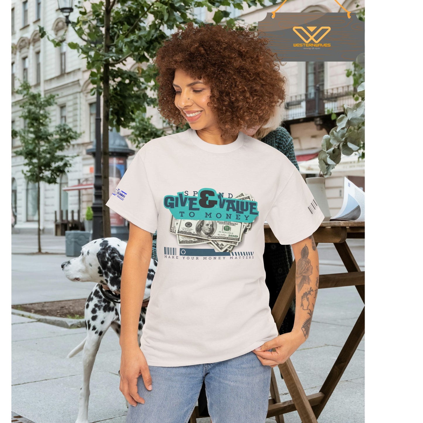 Unisex Heavy Cotton Tee_ Crafted from premium 100% cotton_ N3+ Series UHCT PT2WW012_ Limited Edition Maximum Comfort by WesternWaves: