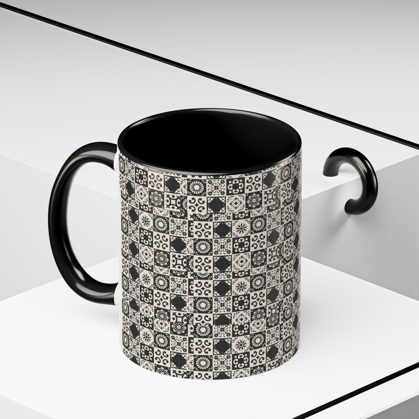 11oz Accent Mug_ N2 Series 11OZACM PT2WW001_ Limited Edition Perfect Blend of Style by WesternWaves: