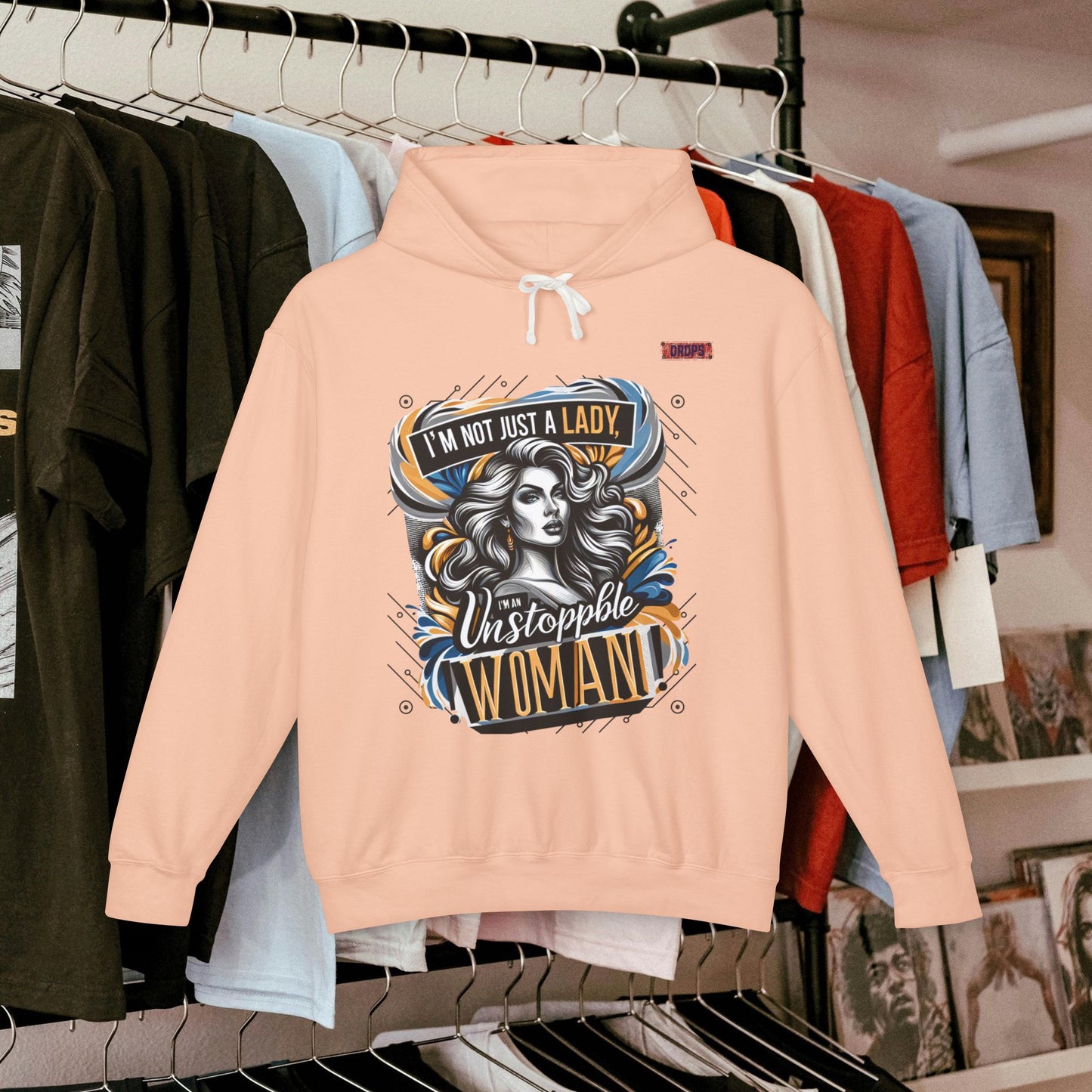 Unisex Lightweight Hooded Sweatshirt_ Series N8+ USMH PT2WW001_ SHD 004_ Limited Edition by WesternWaves: