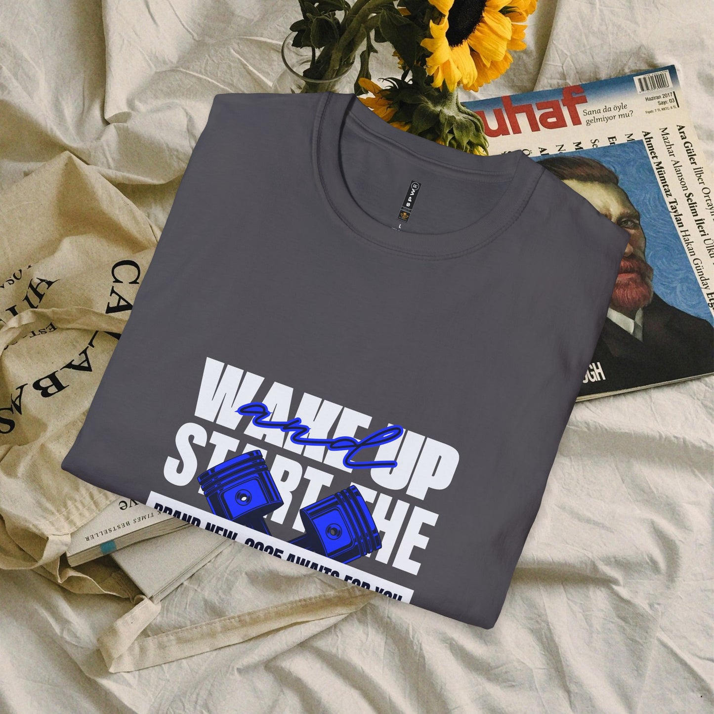 Unisex Softstyle T-Shirt_ N3+ Series USSTS FT2WW004_ Redefine Relaxation Limited Edition by WesternWaves: