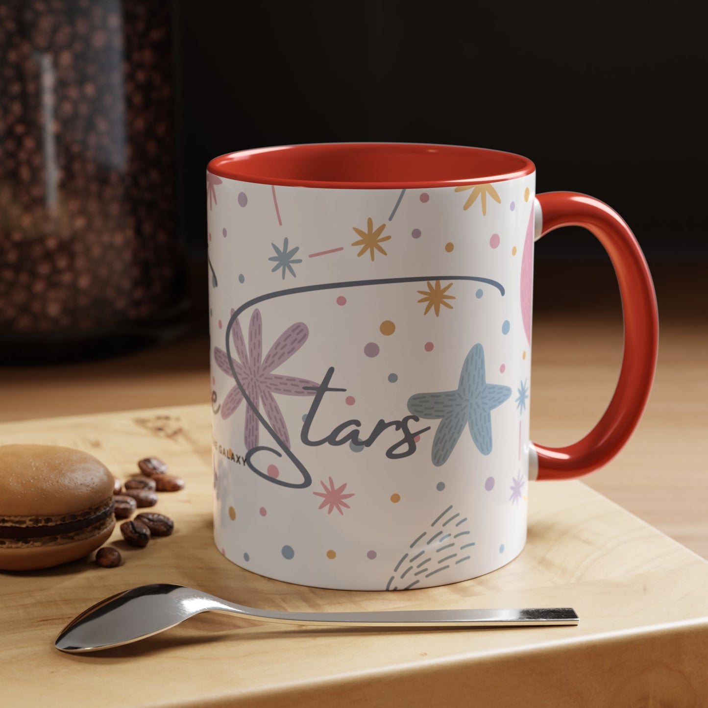 Accent Coffee Mug (11, 15oz) _ N3+ Series ACMUG PT2WW007_ Limited Edition Blend Style & Functionality by WesternWaves: