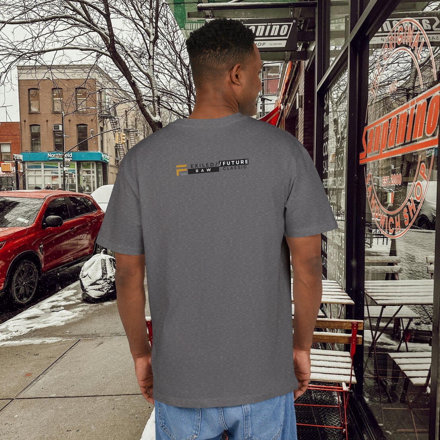 Unisex Heavy Oversize Tee_ Series N8 USHOSTEE PT2WW001_ Limited Edition Retro Casual Streetwear by WesternWaves: