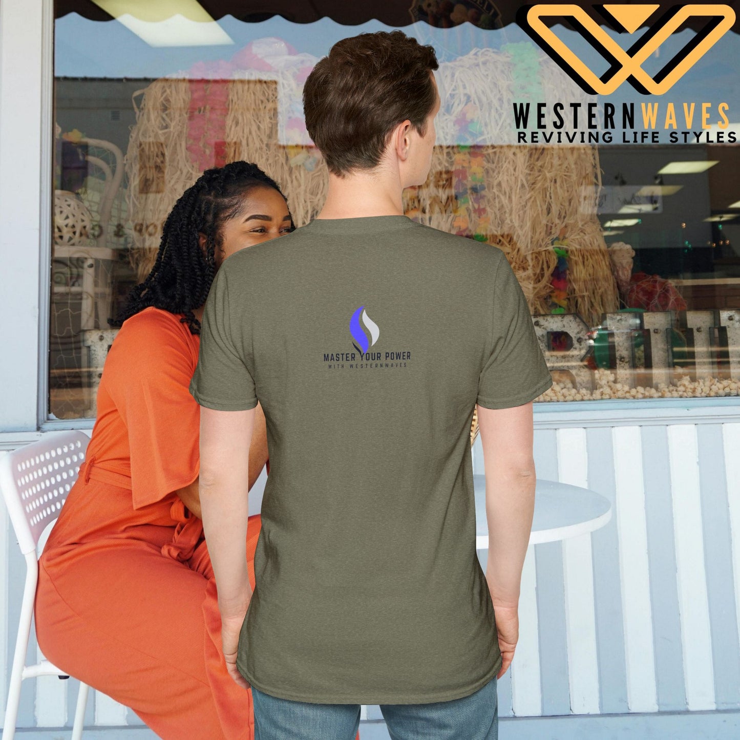 Unisex Softstyle T-Shirt_ N2+ Series USSTS FT2WW003_ Redefines Relaxation Limited Edition by WesternWaves: