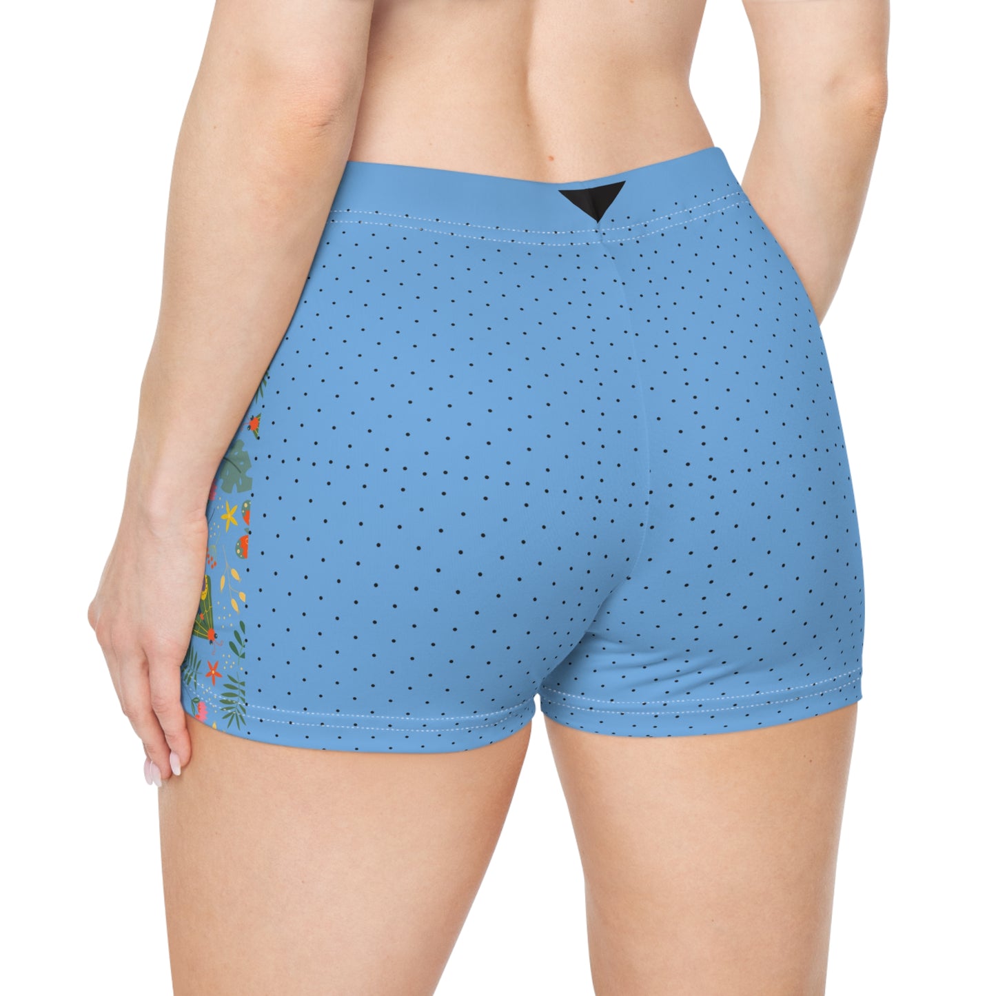 Women's Shorts AOP_ N+ Series WS(AOP) PT2WW_003_ Summer Breeze Women's Moisture-Wicking Shorts_ Limited Edition by WesternWaves: