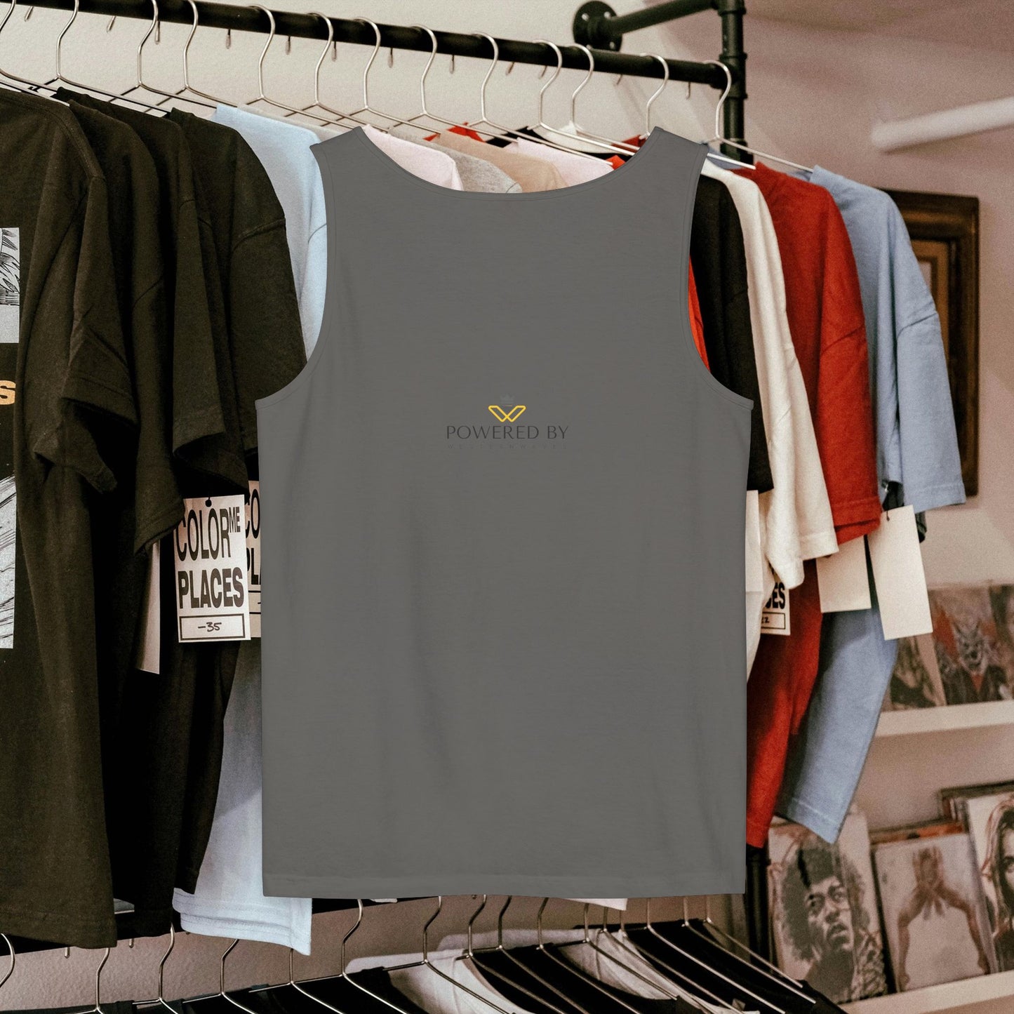 Unisex Garment-Dyed Tank Top_ 27 June 2025_ Limited Edition Summer Sports Apparel by WesternWaves: