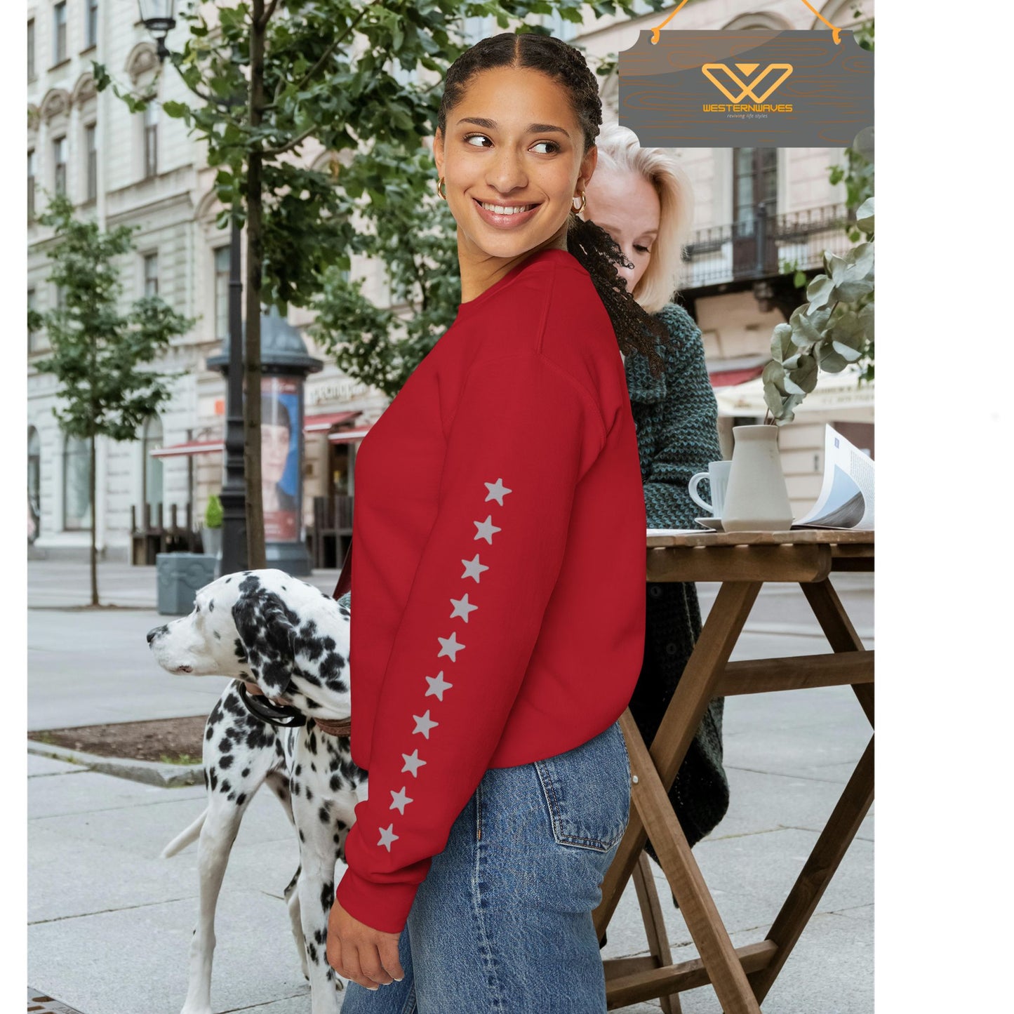 Unisex Heavy Blend™ Crewneck Sweatshirt_ N3+ Series UHBCSS PT2WW035_ Limited Edition Pure Luxury By WesternWaves: