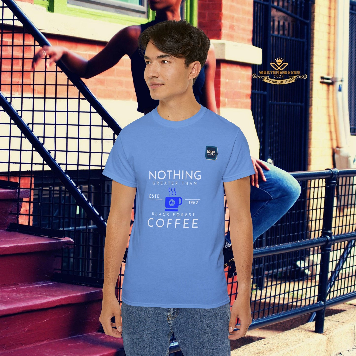 Unisex Ultra Cotton Tee_ Classic Comfort Unleashed_ N2+ Series USUCTEE PT2WW006_ Limited Edition Maximum Comfort & Style by WesternWaves: