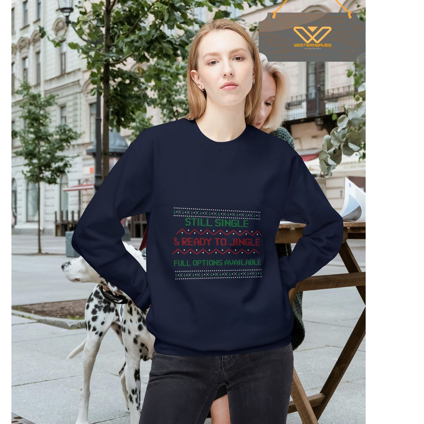 Softstyle Fleece Sweatshirt - N3+ Series SSFSS PT2WW001_ Limited Edition Cozy, Eco-Friendly, Unisex product by WesternWaves: