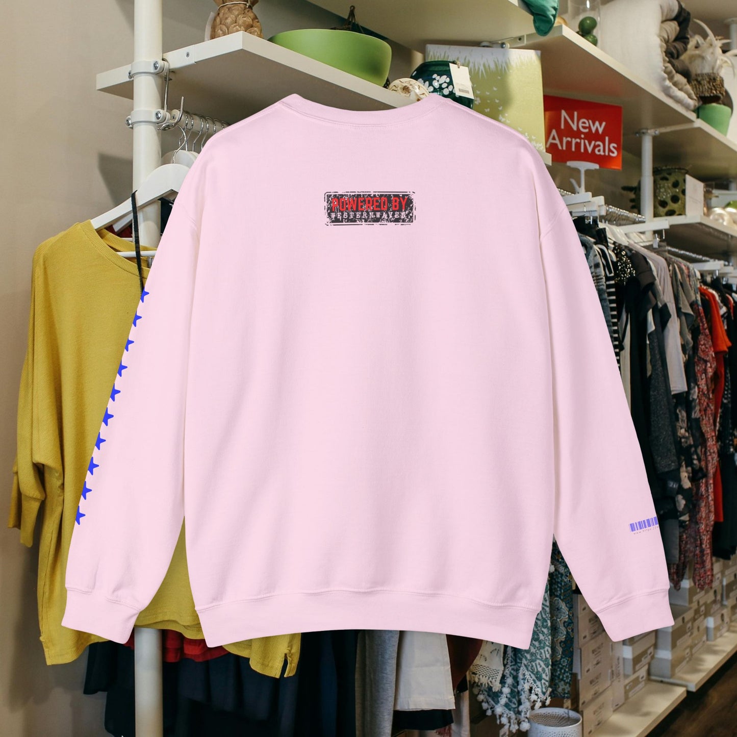 Unisex Heavy Blend™ Crewneck Sweatshirt_ N2 Sports Series UHBCSS PT2WW005_ Limited Edition ‘Zeztz’ Brand Sports Elements by WesternWaves: