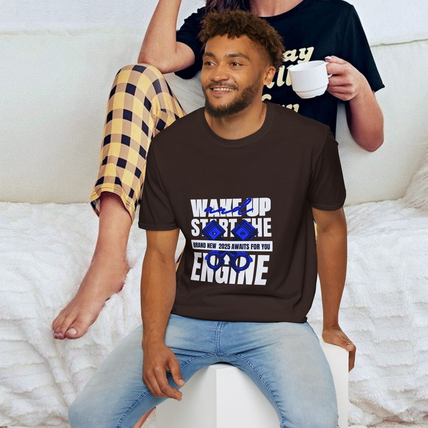 Unisex Softstyle T-Shirt_ N3+ Series USSTS FT2WW004_ Redefine Relaxation Limited Edition by WesternWaves: