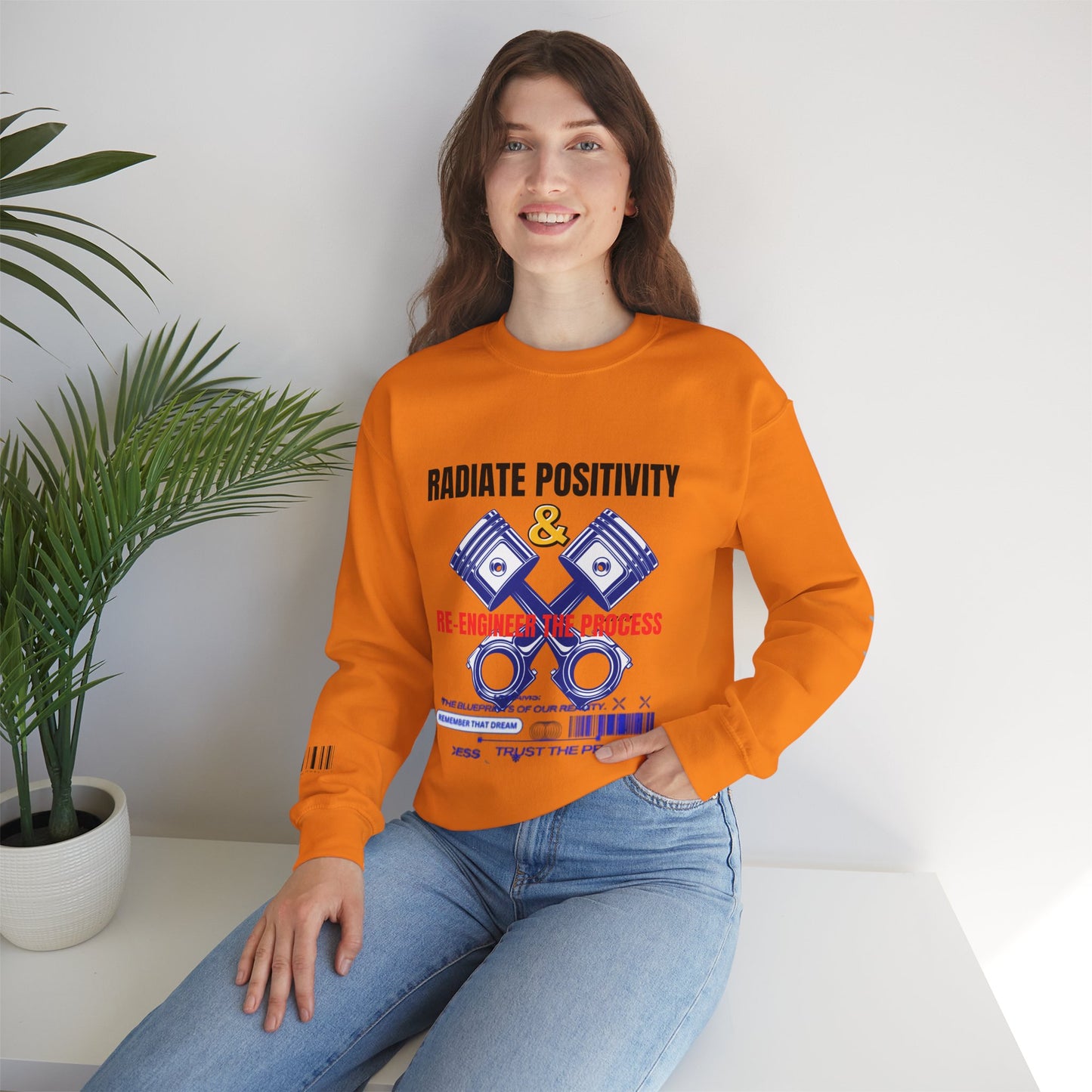 Unisex Heavy Blend™ Crewneck Sweatshirt_ N2+ Series UHBCSS PT2WW003_ Limited Edition Pure Luxury by WesternWaves: