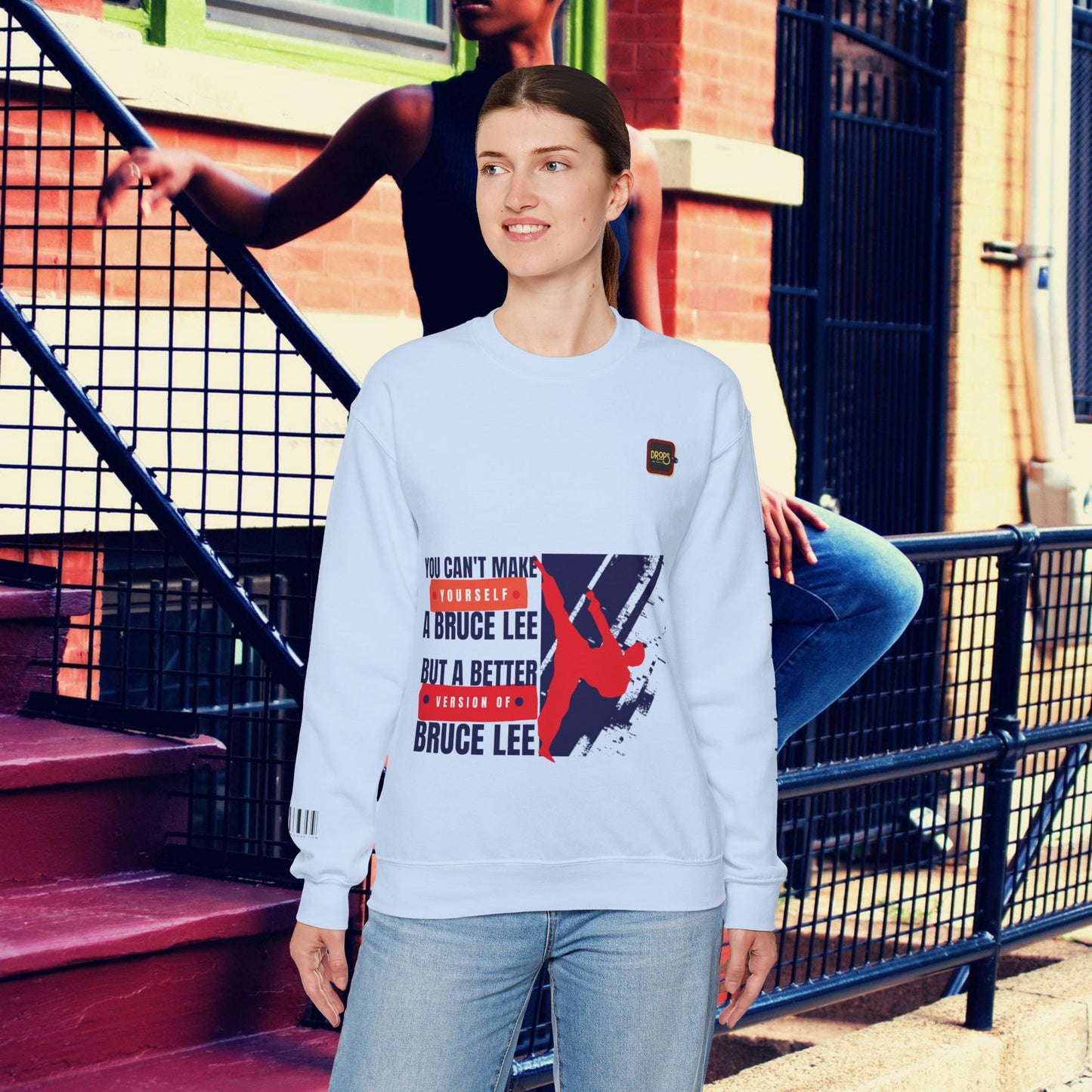 Unisex Heavy Blend™ Crewneck Sweatshirt_ N2 Sports Series UHBCSS PT2WW010_ Limited Edition ‘Zeztz’ Brand Sports Elements by WesternWaves: