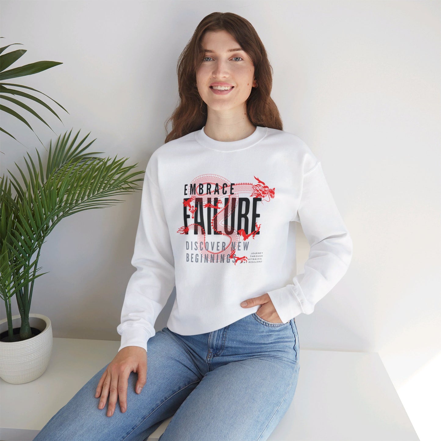Unisex Heavy Blend™ Crewneck Sweatshirt_ N2+ Series UHBCSS PT2WW001_ Limited Edition Pure Luxury by WesternWaves: