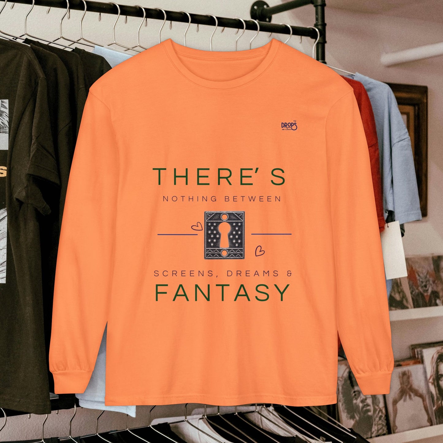 Unisex Long Sleeve T-Shirt_ N7+ Series USLSTSHIRT PT2WW001_ Limited Edition Trendy Vibes by WesternWaves: