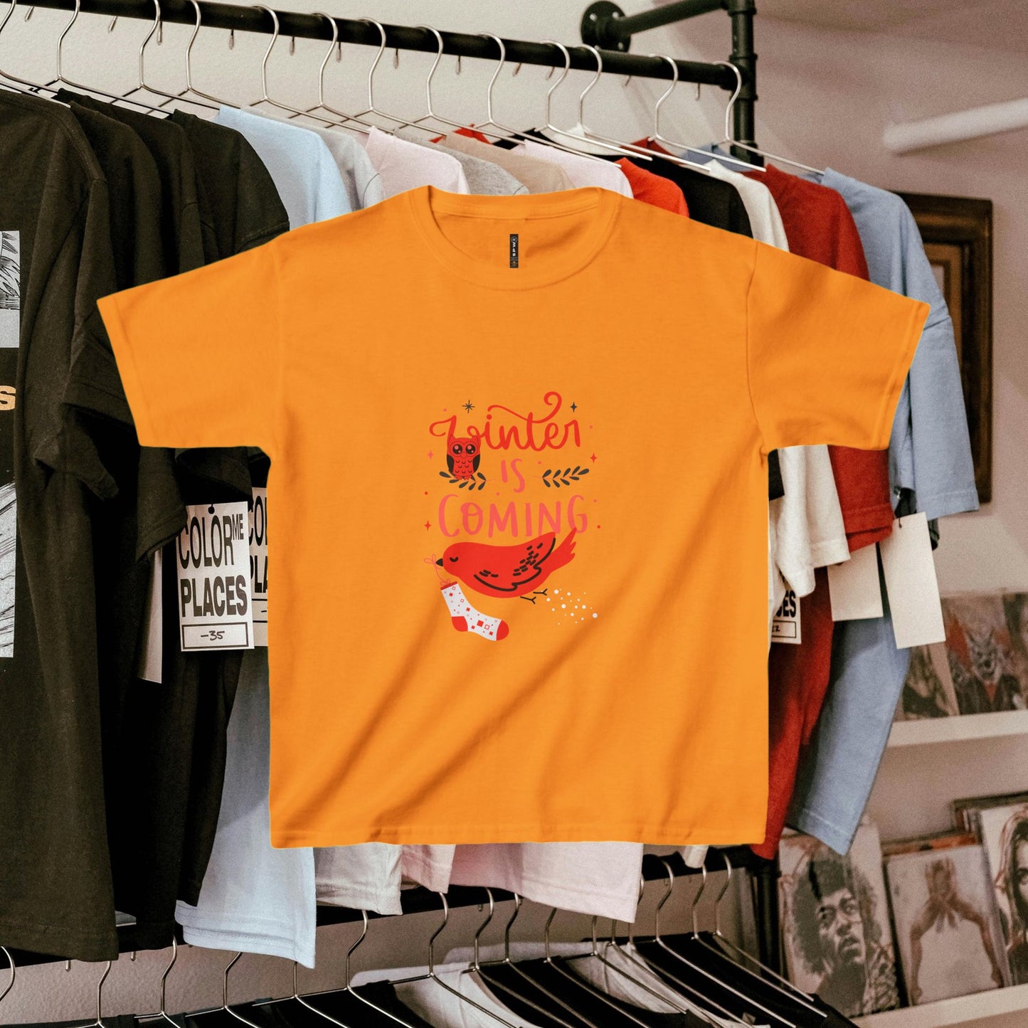 Kids Cotton Tee - N2+ Series KCTEE PT2WW001 _ Limited Edition of Comfortability & Durability by WesternWaves Design Collection: