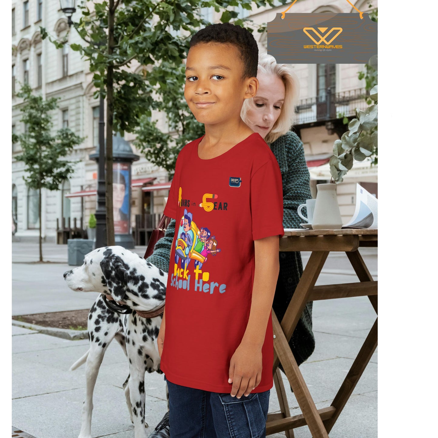 Youth Short Sleeve Tee_N2 Series YSST PT2WW001_ Limited Edition Utmost Comfort by WesternWaves: