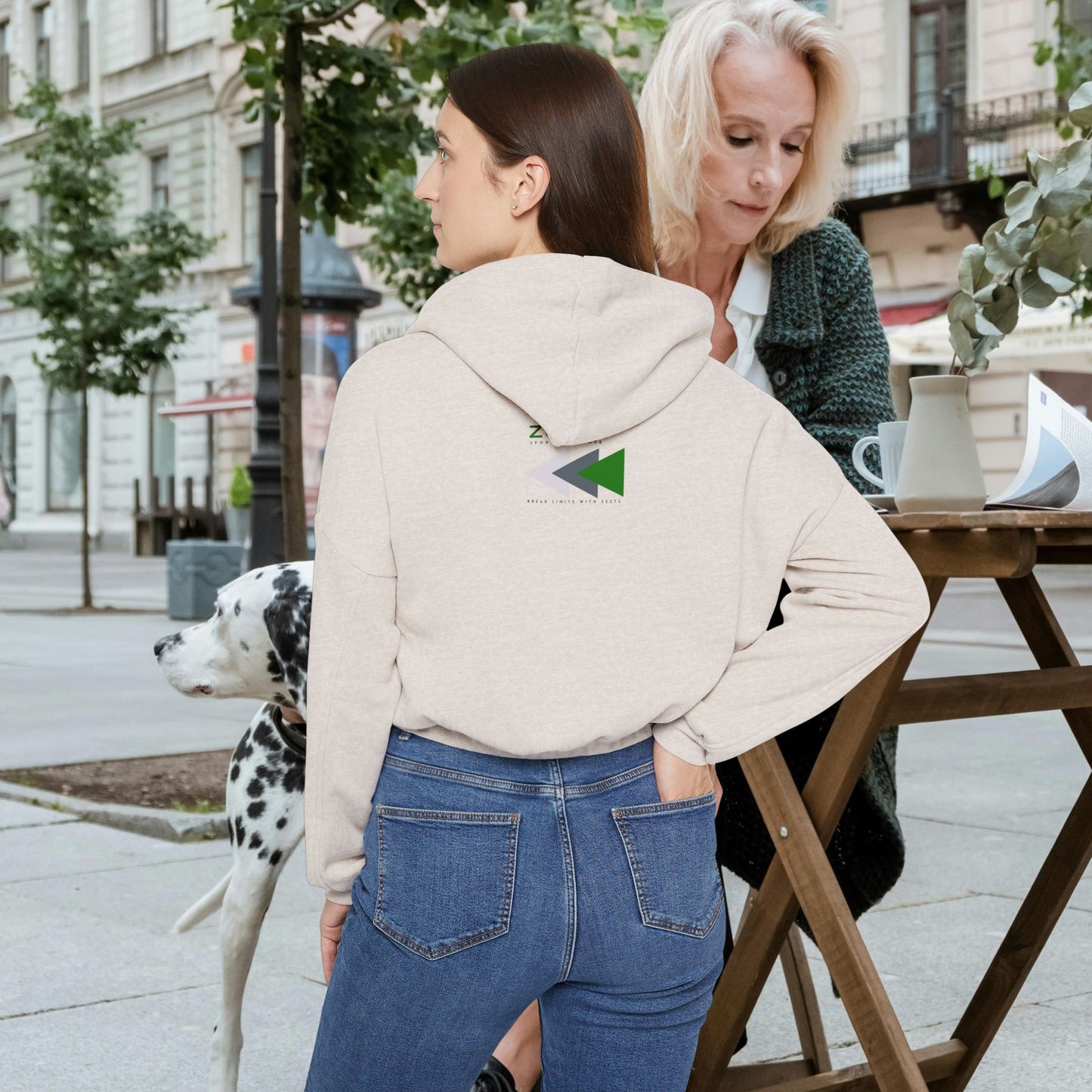 Women's Cinched Bottom Hoodie_ N3+ Series WCBH PT2WW001_ Limited Edition Effortlessly Combined Style & Comfort by WesternWaves: